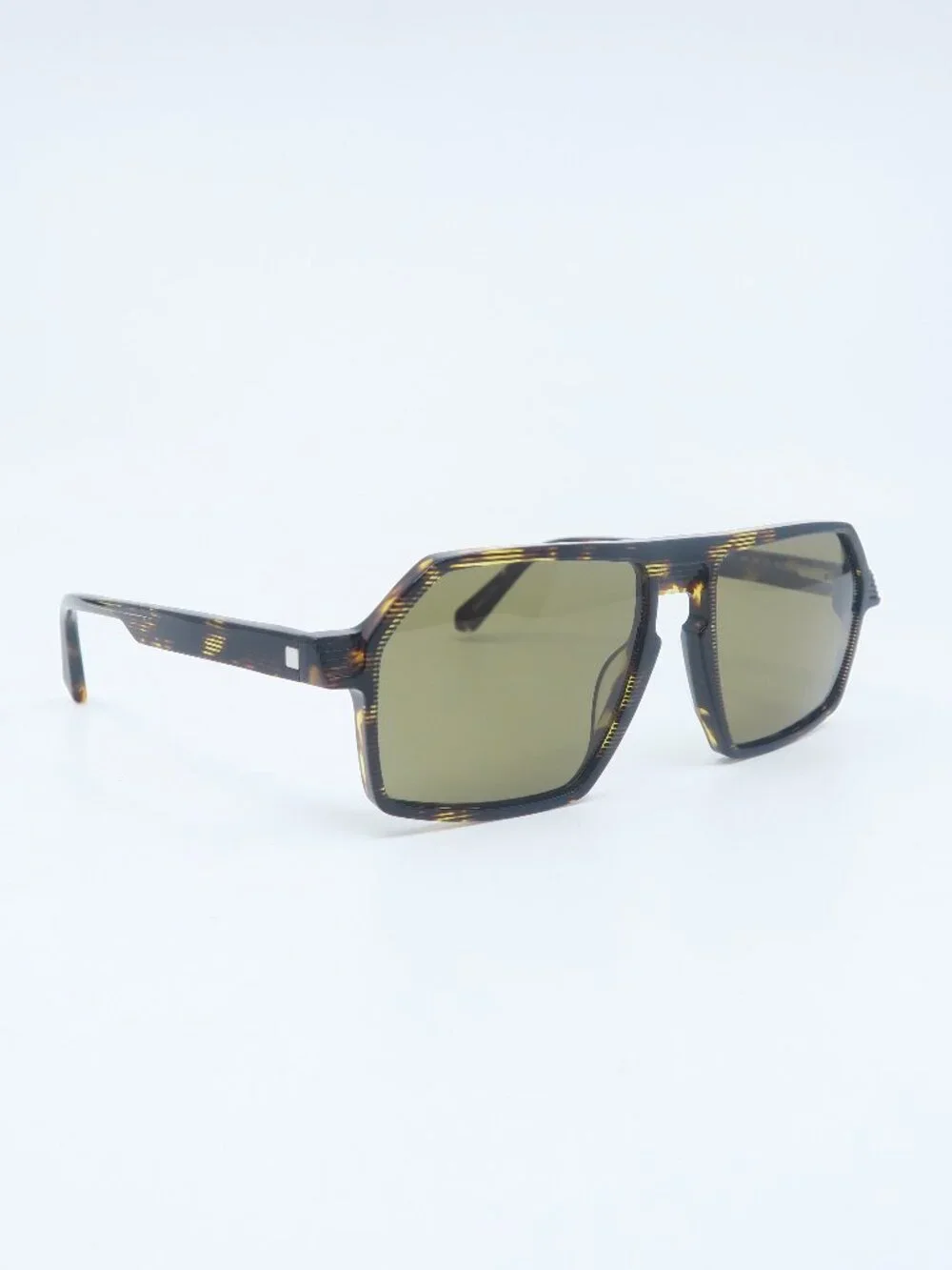 J.F. Rey DAYTONA 9898 1985 Brown Aviator, New Polarized Men's Sunglasses.